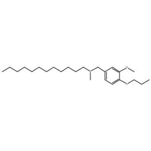 N-(3-Methoxy-4-propoxybenzyl)-N-methyldodecan-1-amine Structure