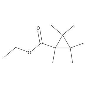 Ethyl 1,2,2,3,3-pentamethylcyclopropanecarboxylate Structure