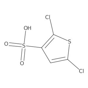 2,5-dichlorothiophene-3-sulfonic Acid结构式