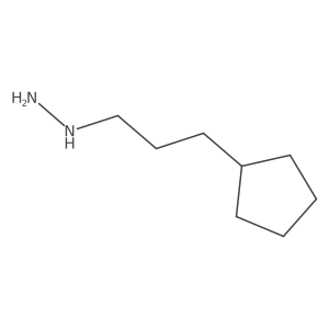 (3-Cyclopentylpropyl)hydrazine Structure