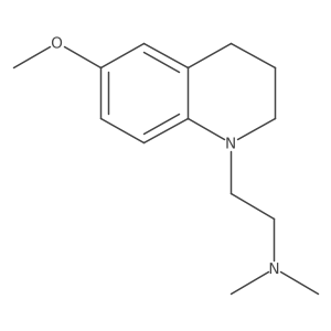 3,4-Dihydro-6-methoxy-N,N-dimethyl-1(2H)-quinolineethanamine Structure