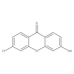 3-Chloro-6-hydroxy-9h-xanthen-9-one Structure