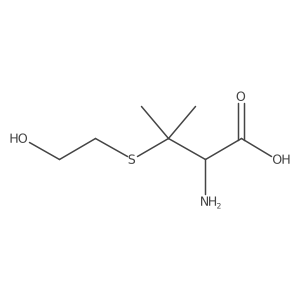 3-[(2-Hydroxyethyl)thio]-D-valine Structure