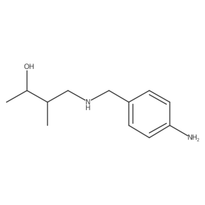 4-[[(4-Aminophenyl)methyl]amino]-3-methyl-2-butanol结构式