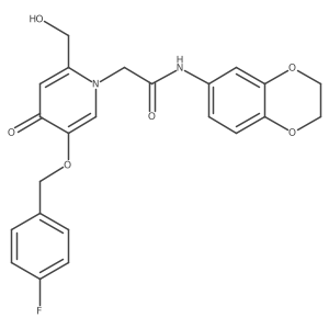 N-(2,3-dihydrobenzo[b][1,4]dioxin-6-yl)-2-(5-((4-fluorobenzyl)oxy)-2-(hydroxymethyl)-4-oxopyridin-1(4H)-yl)acetamide Structure