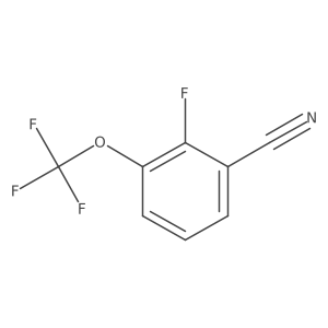 2-Fluoro-3-(trifluoromethoxy)benzonitrile Structure