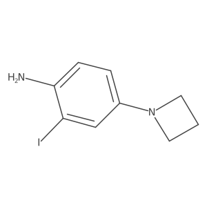 4-(Azetidin-1-yl)-2-iodoaniline Structure