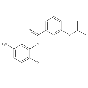 N-(5-Amino-2-methoxyphenyl)-3-isopropoxybenzamide结构式