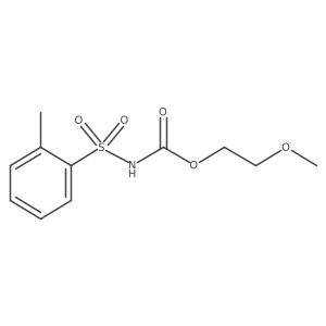 2-Methoxyethyl o-tolylsulfonylcarbamate Structure
