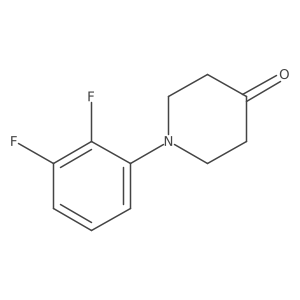 1-(2,3-Difluorophenyl)piperidin-4-one结构式