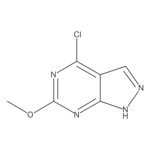4-Chloro-6-methoxy-1H-pyrazolo[3,4-D]pyrimidine Structure