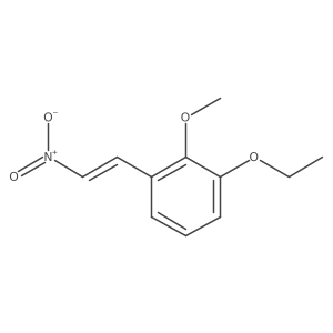 1-Ethoxy-2-methoxy-3-(2-nitroethenyl)benzene Structure