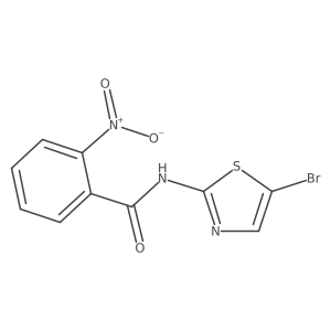 N-(5-Bromo-2-thiazolyl)-2-nitrobenzamide Structure