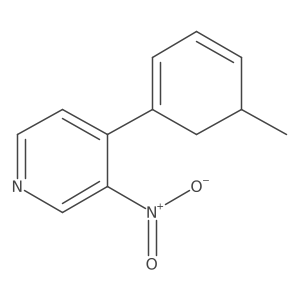 4-(5-Methylcyclohexa-1,3-dienyl)-3-nitropyridine Structure