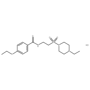 4-ethoxy-N-(2-((4-ethylpiperazin-1-yl)sulfonyl)ethyl)benzamide hydrochloride Structure