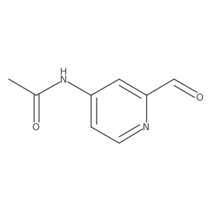 4-Acetylaminopyridine-2-aldehyde Structure