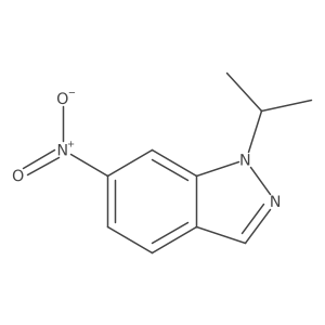 1-isopropyl-6-nitro-1H-indazole Structure