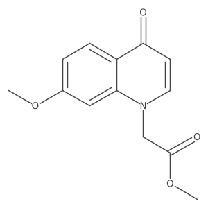 methyl (7-methoxy-4-oxoquinolin-1(4H)-yl)acetate结构式