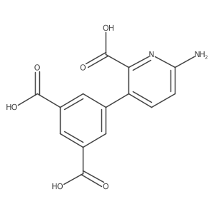 6-Amino-3-(3,5-dicarboxyphenyl)picolinic acid Structure