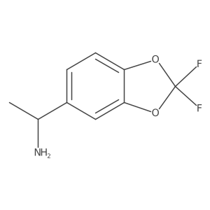 1-(2,2-difluoro-2H-1,3-benzodioxol-5-yl)ethan-1-amine Structure