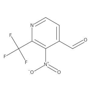 3-Nitro-2-(trifluoromethyl)isonicotinaldehyde Structure