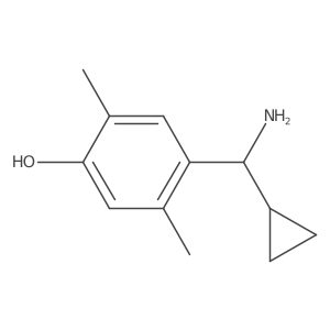 4-[Amino(cyclopropyl)methyl]-2,5-dimethylphenol Structure