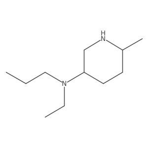 N-ethyl-6-methyl-N-propylpiperidin-3-amine Structure