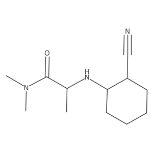 Propanamide, 2-[(2-cyanocyclohexyl)amino]-N,N-dimethyl-结构式