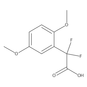 2-(2,5-Dimethoxyphenyl)-2,2-difluoroacetic acid Structure