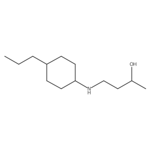 4-[(4-Propylcyclohexyl)amino]butan-2-ol Structure