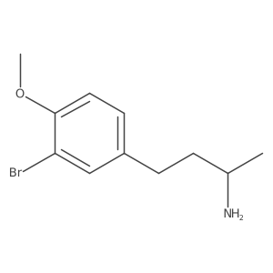 (2S)-4-(3-bromo-4-methoxyphenyl)butan-2-amine Structure