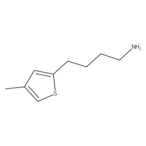 4-(4-methyl-2-thienyl)butan-1-amine结构式
