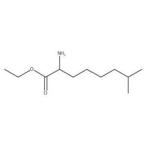 Ethyl 2-amino-7-methyloctanoate结构式