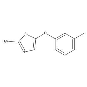 5-(3-Methylphenoxy)-2-thiazolamine Structure