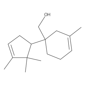 3-Methyl-1-(2,2,3-trimethyl-3-cyclopenten-1-yl)-3-cyclohexene-1-methanol结构式