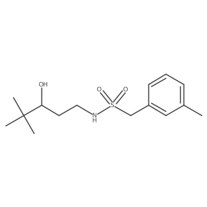 N-(3-hydroxy-4,4-dimethylpentyl)-1-(m-tolyl)methanesulfonamide Structure
