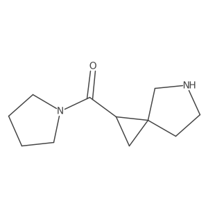 Pyrrolidin-1-yl(5-azaspiro[2.4]heptan-1-yl)methanone结构式