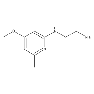 N-(4-Methoxy-6-methyl-2-pyridyl)ethane-1,2-diamine Structure