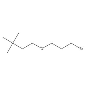 1-(3-Bromopropoxy)-3,3-dimethylbutane结构式