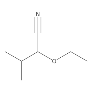 2-Ethoxy-3-methylbutanenitrile Structure