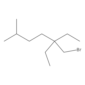 5-(Bromomethyl)-5-ethyl-2-methylheptane结构式