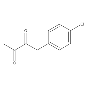 1-(4-Chlorophenyl)butane-2,3-dione结构式