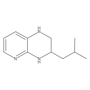 3-(2-Methylpropyl)-1H,2H,3H,4H-pyrido[2,3-B]pyrazine结构式