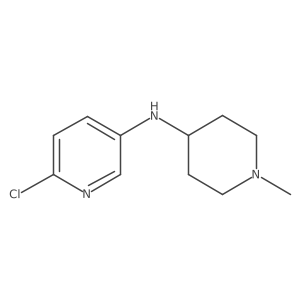 6-Chloro-N-(1-methylpiperidin-4-yl)pyridin-3-amine Structure