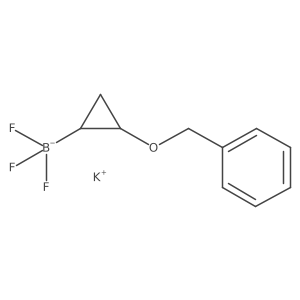 Potassium (2-(benzyloxy)cyclopropyl)trifluoroborate Structure