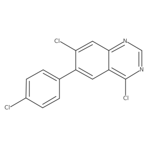 4,7-Dichloro-6-(4-chlorophenyl)quinazoline Structure