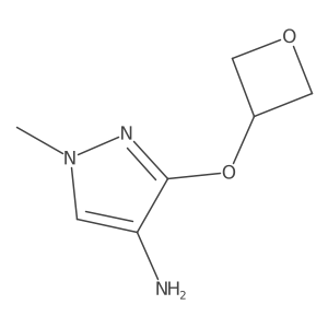 1-Methyl-3-(oxetan-3-yloxy)-1H-pyrazol-4-amine Structure