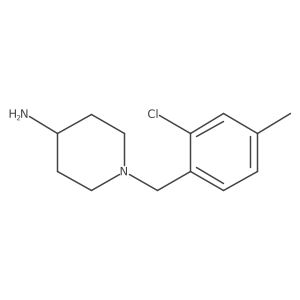 1-(2-Chloro-4-methylbenzyl)piperidin-4-amine结构式