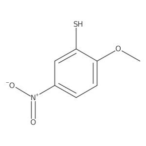 2-Methoxy-5-nitrobenzene-1-thiol结构式