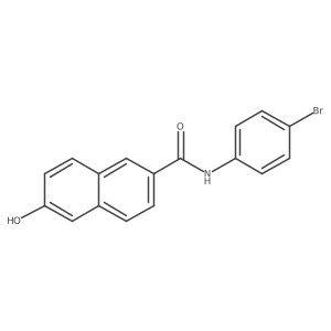 N-(4-Bromophenyl)-6-hydroxy-2-naphthamide结构式